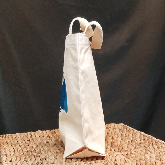 Cheering natural cotton canvas tote bag - Picture 4 of 7